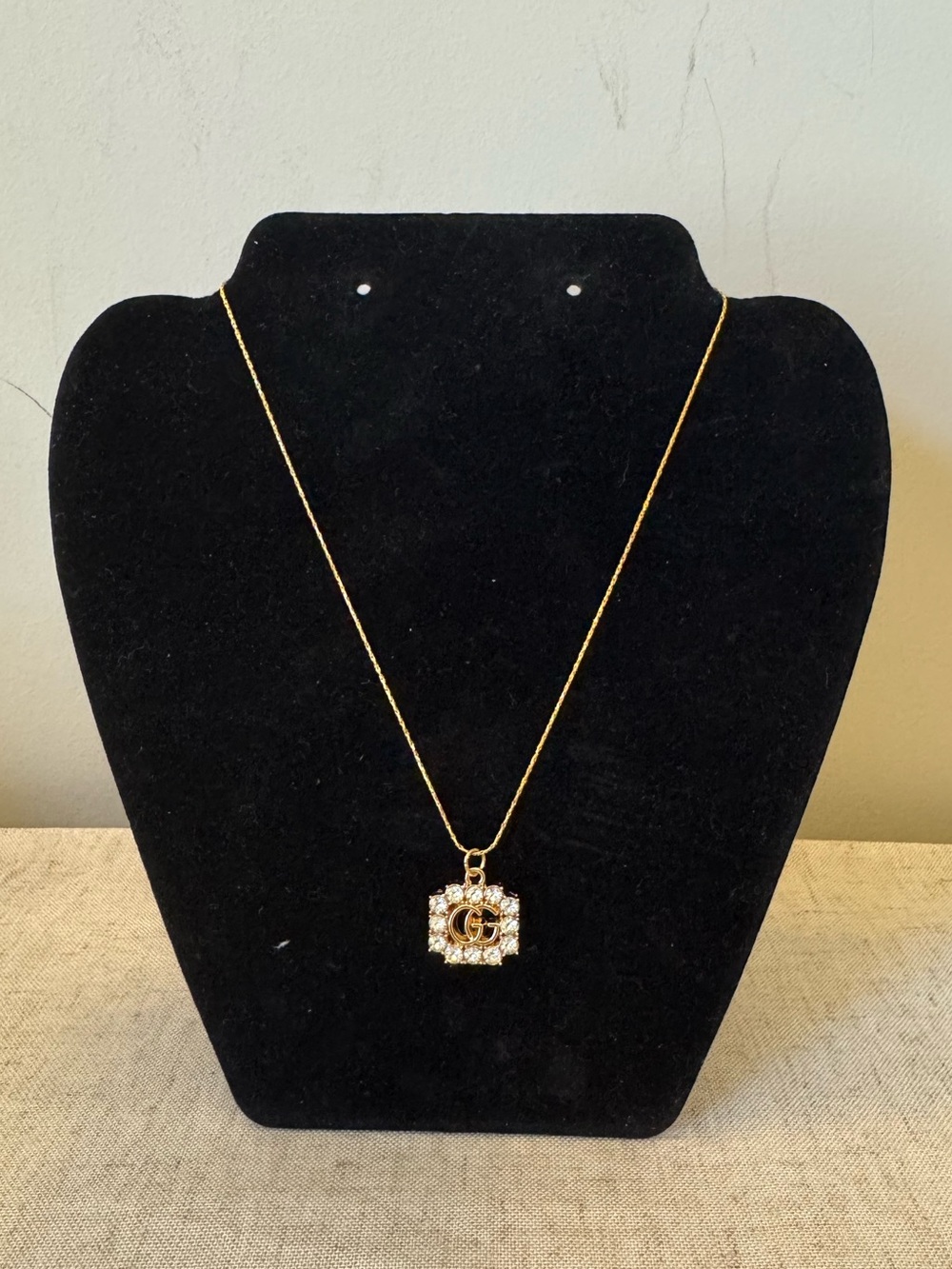 Gucci GG Crystal Charm Necklace - Picture 3 of 5